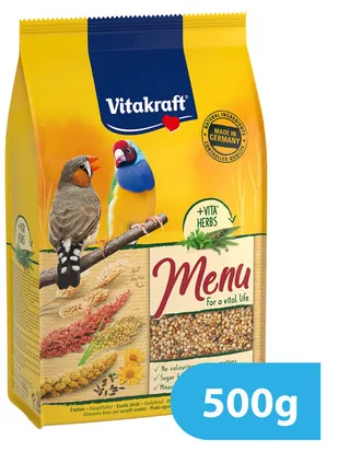Vitakraft Menu Exotic Birds Bird Food 500g