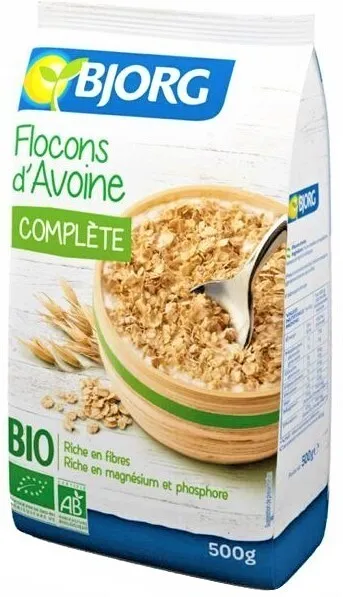 Bjorg Organic Oat Flakes 500G