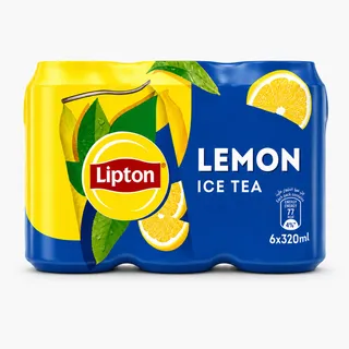 Lipton Ice Tea Lemon Can, 6x320ml