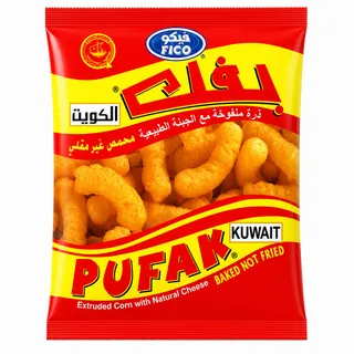 Fico Pufak Natural Cheese Corn Puffs 18G