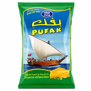 Fico Pufak Natural Cheese Corn Puffs 40G