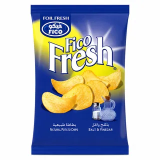 Fico Fresh Salt & Vinegar Potato Chips 27G
