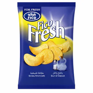 Fico Fresh Salt & Vinegar Potato Chips 80G