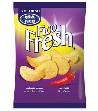 Fico Fresh Hot Chili Potato Chips 80G