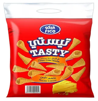 Fico Tasty Nacho Cheese Corn Snacks 20X16G