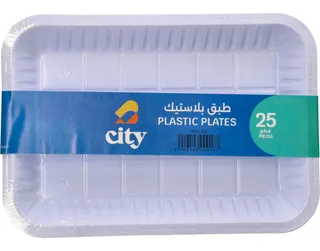 City Plastic Plates 25's