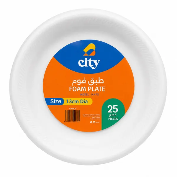 City Foam Plate
