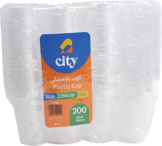 City Plastic Cup 207Ml 200's