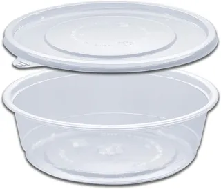 City Round Container With Lid 10X250Ml