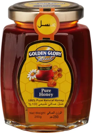 جولدن جلوري عسل نحل 250 جم
