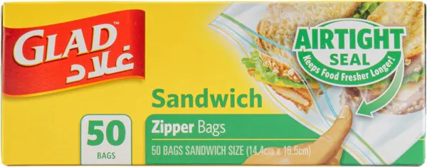 Glad Sandwich Zipper Bags