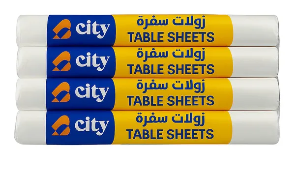 City Table Sheet (110X100 Cm) 4X25Ml