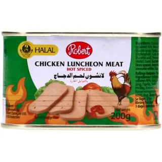 Robert Chicken Luncheon Meat Hot Spiced 200G