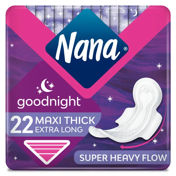 Nana Maxi Goodnight Pads With Wings