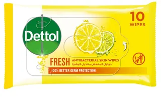 Dettol Anti Bacterial Wipes Fresh 10's