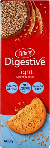 Tiffany Digestive Light Biscuits 400G