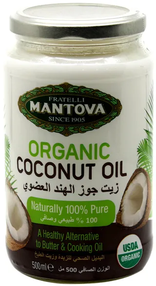 Mantova Organic Coconut Oil 500Ml