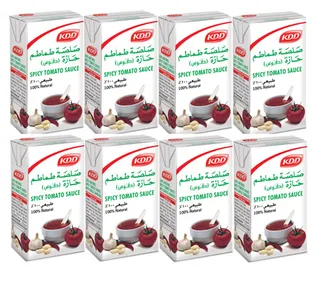 KDD Spicy Tomato Sauce 8X130G