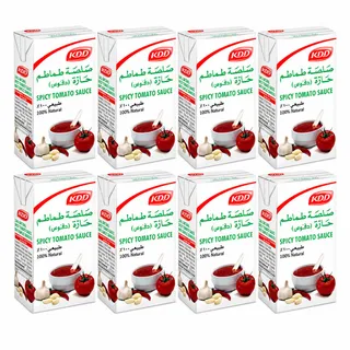 كي دي دي صلصلة الطماطم الحارة 130X8 جم