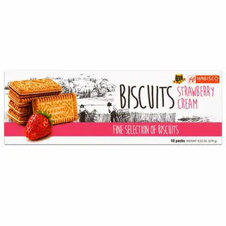 Habisco Biscuit Strawberry Cream 270G