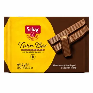 Schar Twin Bar Chocolate 64G