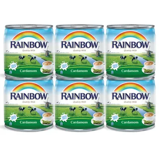 Rainbow Evaporated Milk Cardamom 6X170G