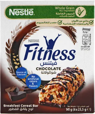 Nestle Fitness Chocolate Cereal Bar 6X23.5G