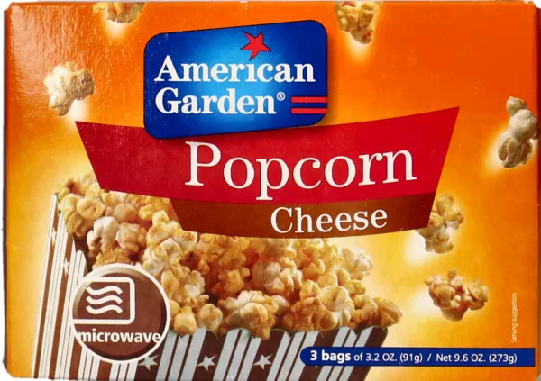 American Garden Microwave Popcorn Cheese 273G