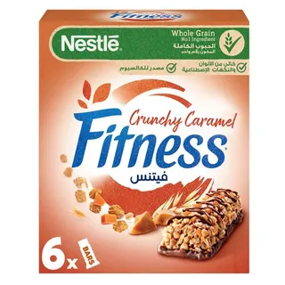 Nestle Fitness Crunchy Caramel Cereal Bar 6X23.5G