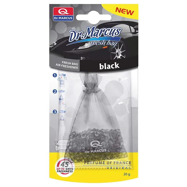 Dr. Marcus Fresh Bag Air Freshener Black 20g