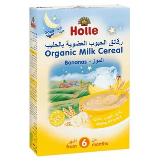 Holle Organic Milk Cereal With Bananas 6 Months+ 250G