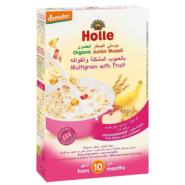 Holle Organic Junior Muesli Multigrain With Fruit 10 Months+ 250G