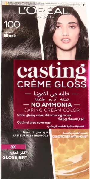 L'Oreal Casting Cream Gloss 100 Black Licorice
