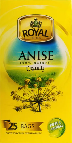 أكياس شاي اليانسون الملكي 25 كيس
