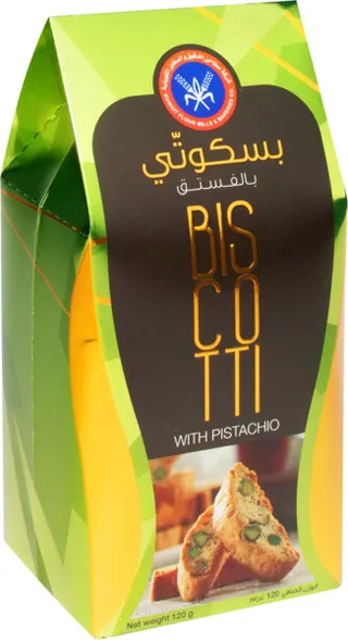 KFM Biscotti With Pistachio 120G