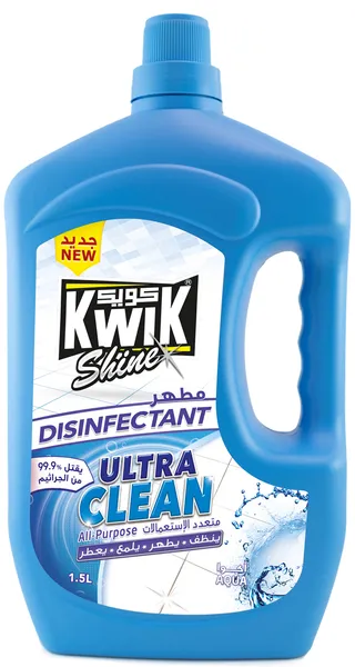 Kwik Shine Disinfectant Ultra Clean Aqua 1.5 L