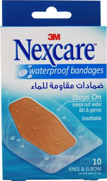 نكس كير ضمادات جروح مضادة للماء 10 ضمادات