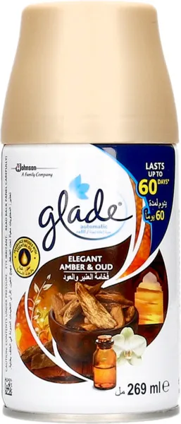 Glade Automatic Elegant Amber & Oud Refill 269Ml