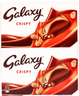 Galaxy Crispy Chocolate Bar 24X36G