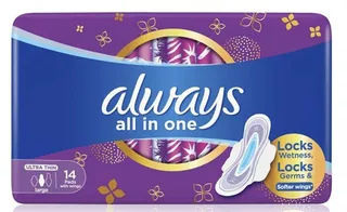 Always Diamond Ultra Thin Long Pads 14's