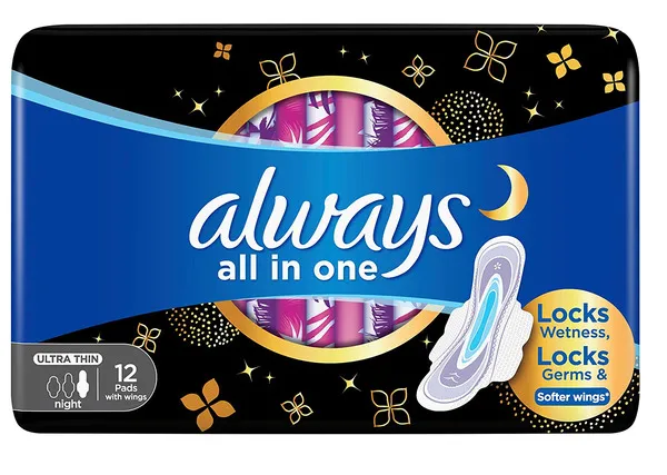 Always Diamond Ultra Thin Extra Long Pads 12's