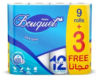 Sanita Bouquet Toilet Rolls 9's +3