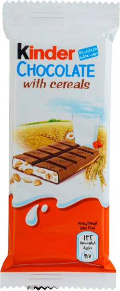 Kinder Country Milk Chocolate Bar With Milky Filling and Cereals 23.5g
