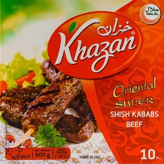 Khazan Super Shish Kebab Beef 10X600g
