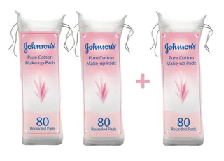 Johnson's Make Up Pad 3X80Pcs