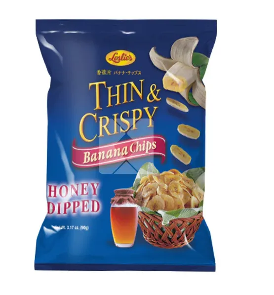 Leslie's Thin & Crispy Honey Dipped Banana Chips 40G