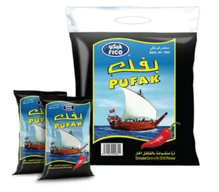 Fico Pufak Corn Snack With Natural Cheese & Chili 20X20G