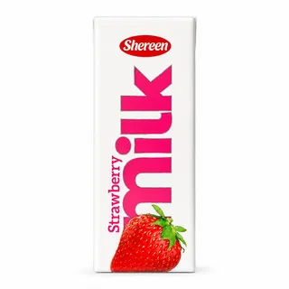 Shereen Long Life Milk Strawberry Low Fat 200Ml