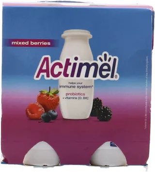 Actimel Dairy Drink Mixed Berries 4X93Ml (multipack)