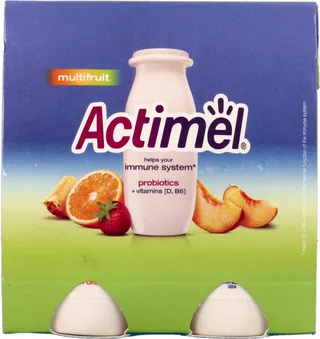 Actimel Multifruits Dairy Drink, 4x93ml
